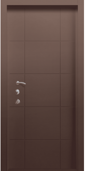 БРОНЕДВЕРІ Вхідні двері МОДЕЛЬ KA14 коричневий 15